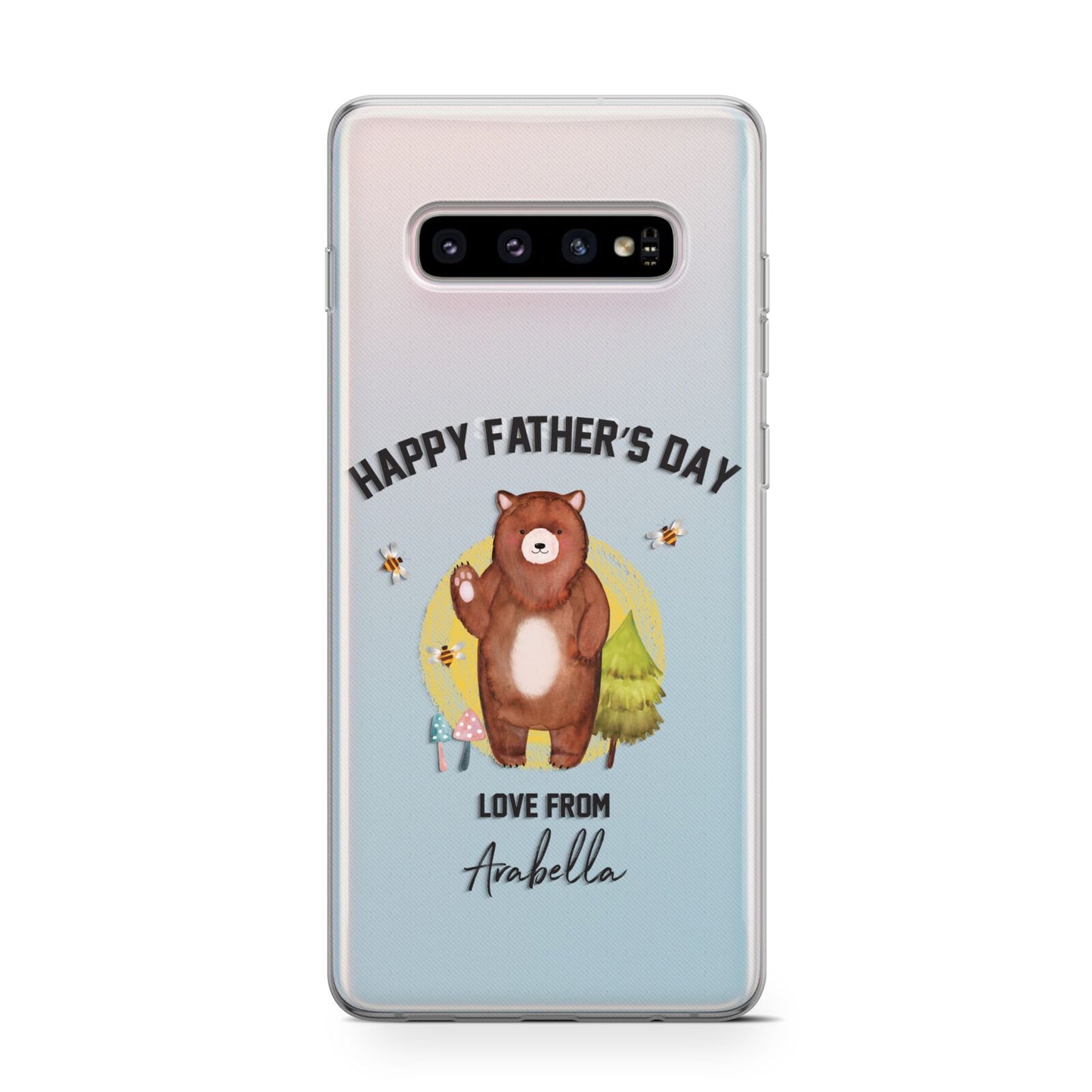 Fathers Day Bear Protective Samsung Galaxy Case