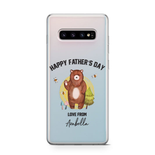 Fathers Day Bear Protective Samsung Galaxy Case