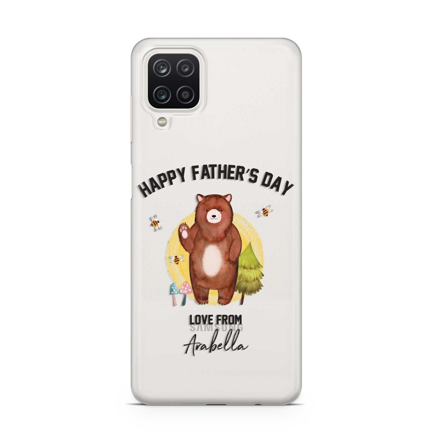 Fathers Day Bear Samsung A12 Case