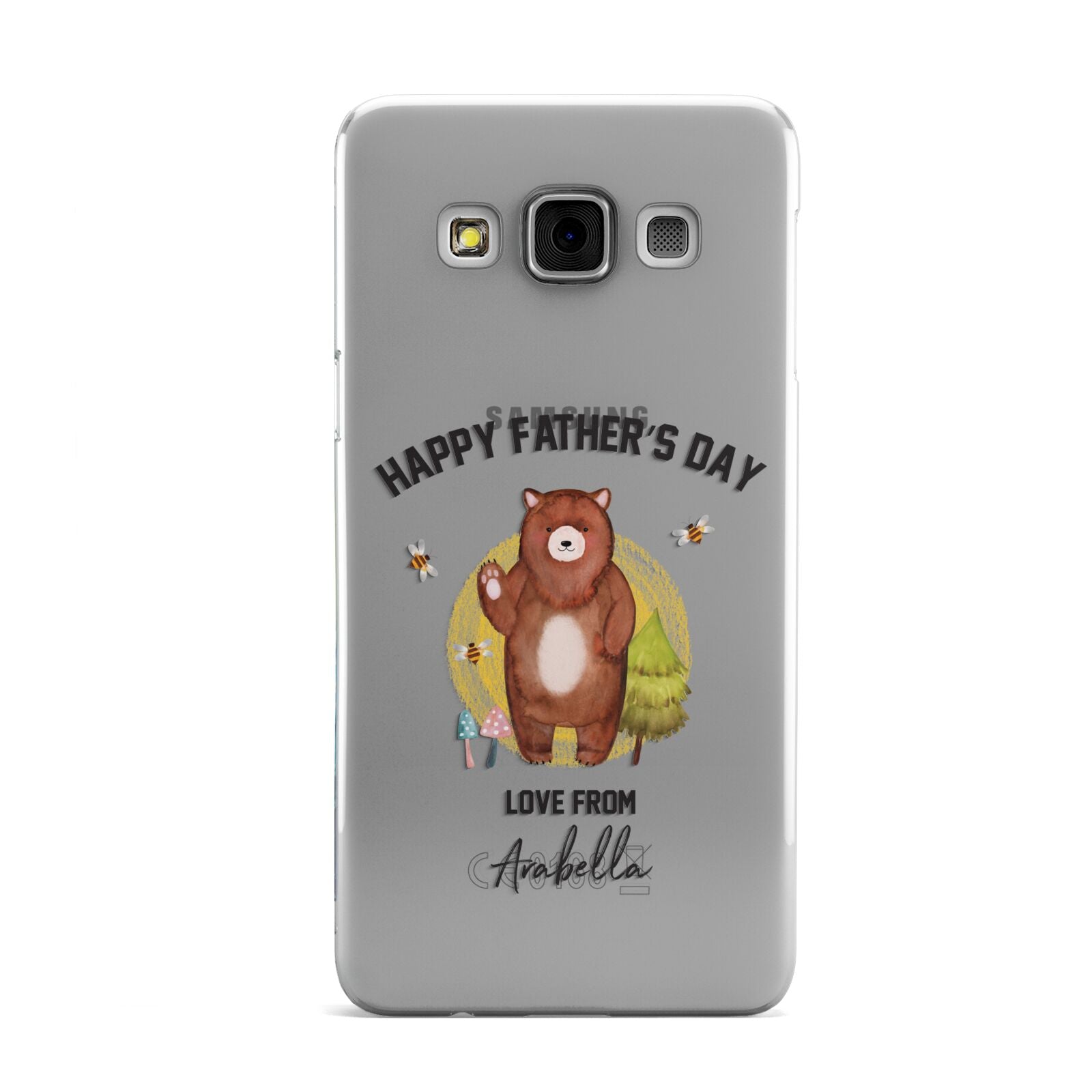 Fathers Day Bear Samsung Galaxy A3 Case