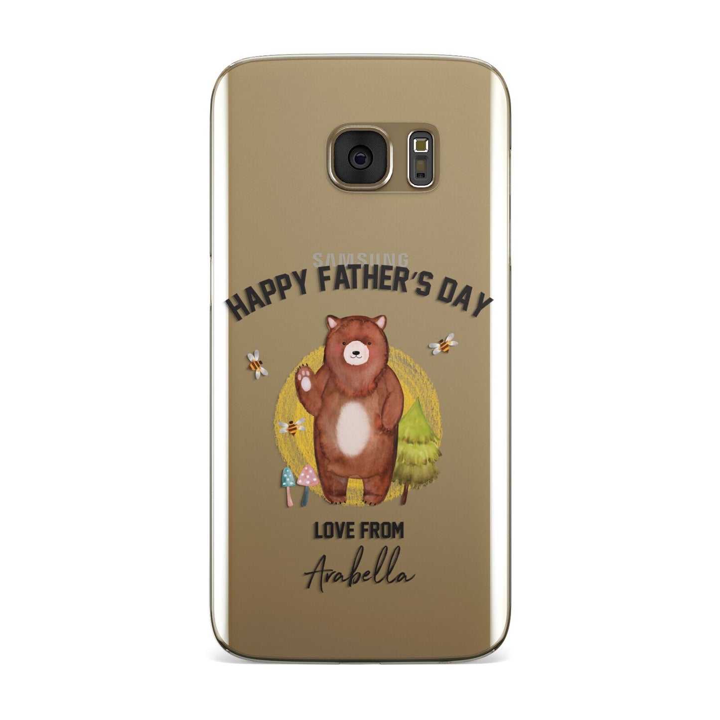 Fathers Day Bear Samsung Galaxy Case