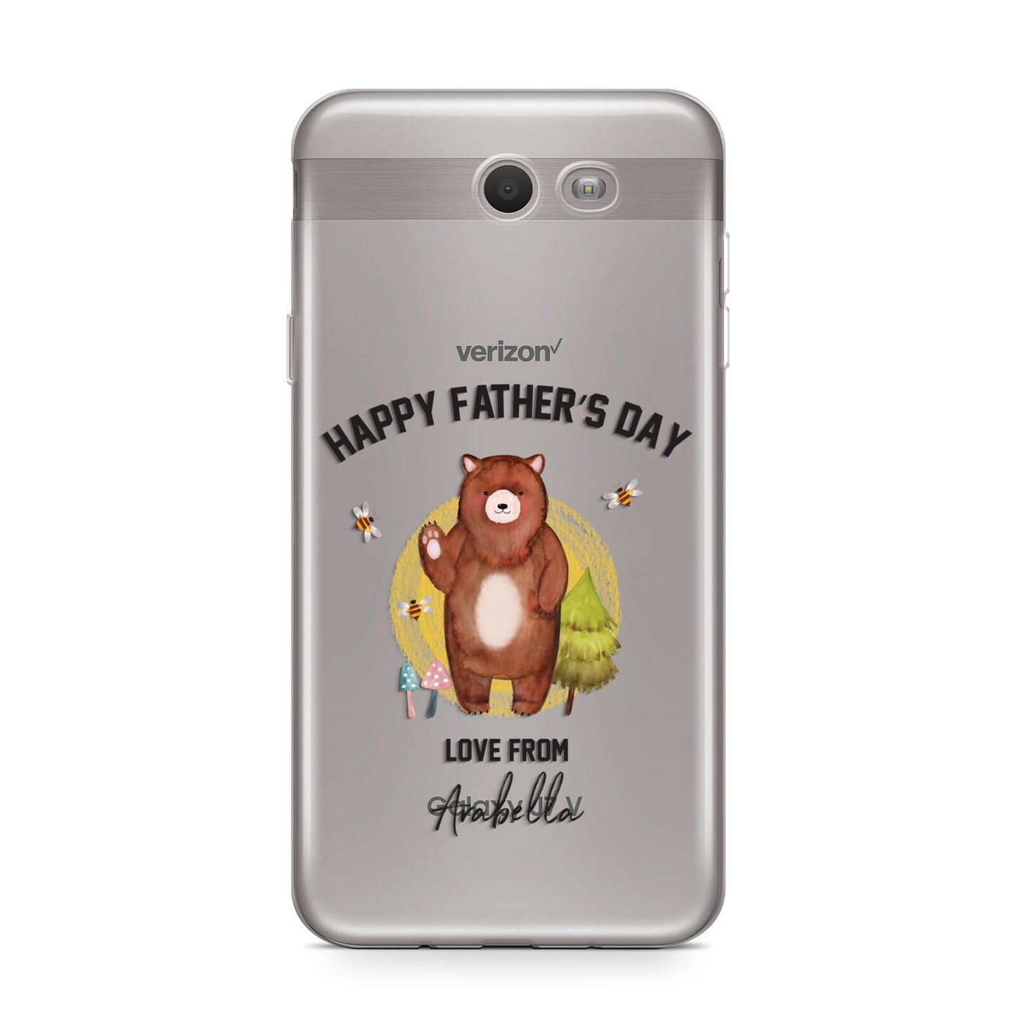 Fathers Day Bear Samsung Galaxy J7 2017 Case