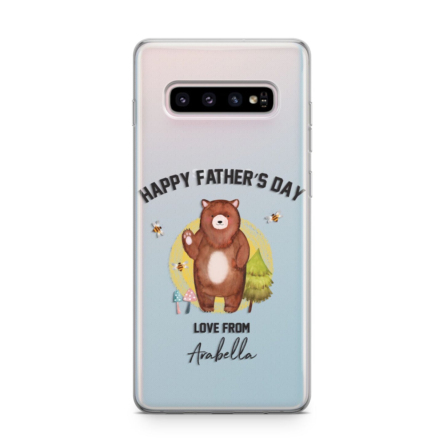 Fathers Day Bear Samsung Galaxy S10 Plus Case