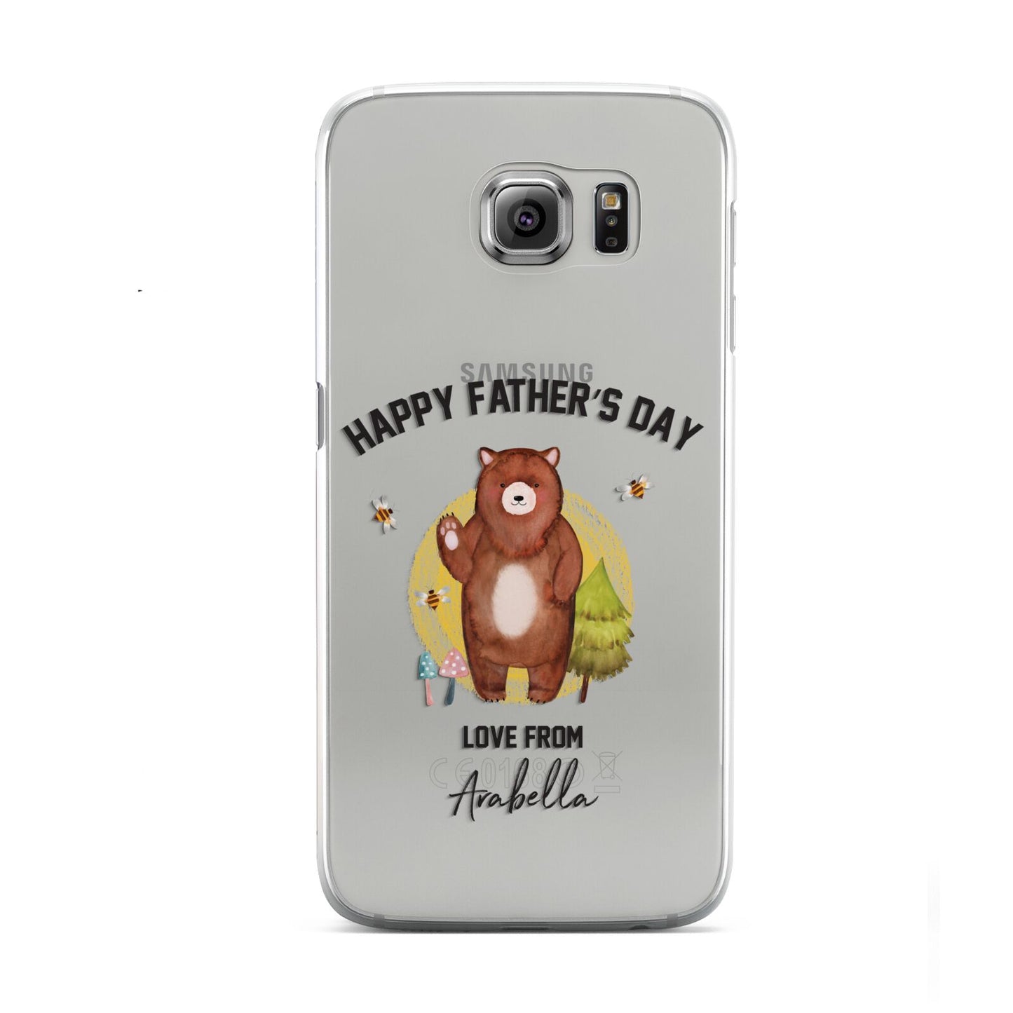 Fathers Day Bear Samsung Galaxy S6 Case