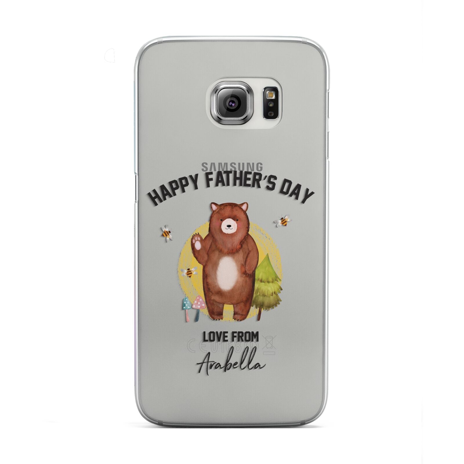 Fathers Day Bear Samsung Galaxy S6 Edge Case