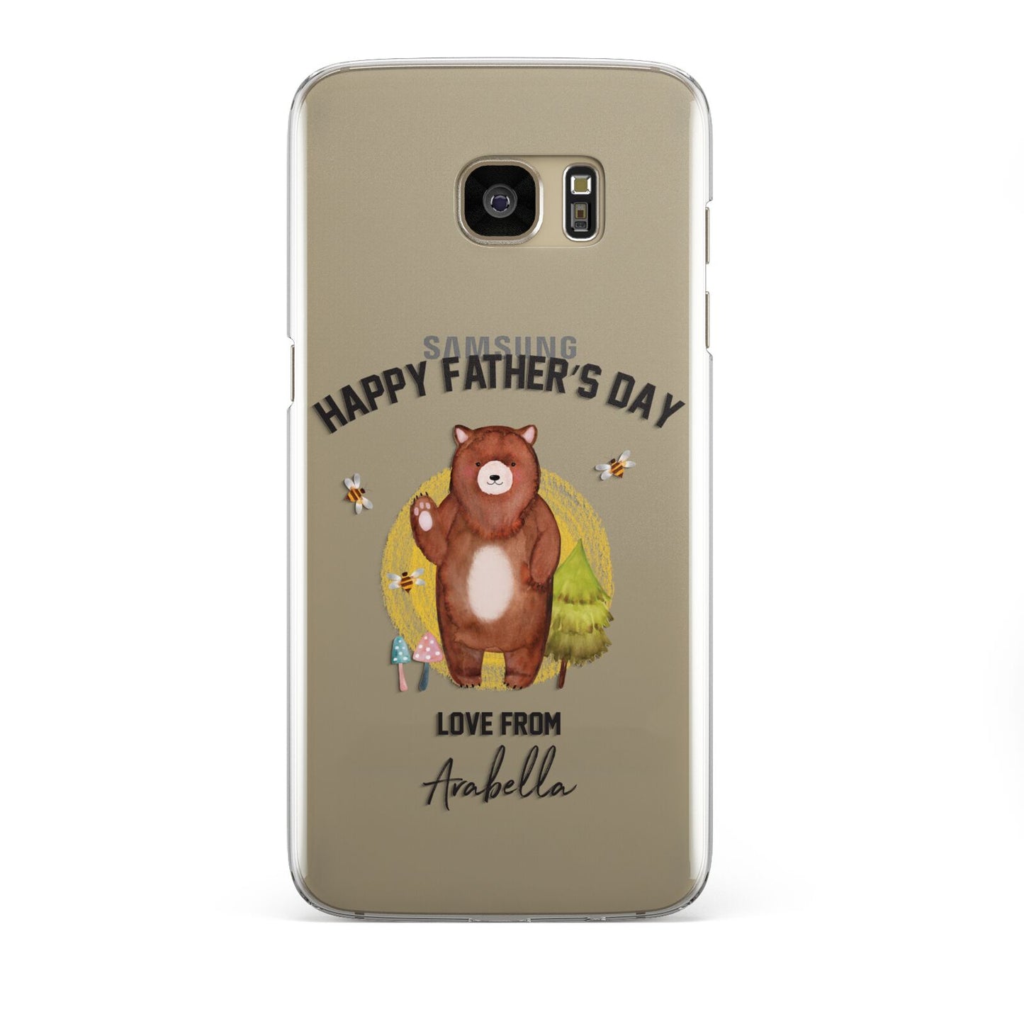 Fathers Day Bear Samsung Galaxy S7 Edge Case