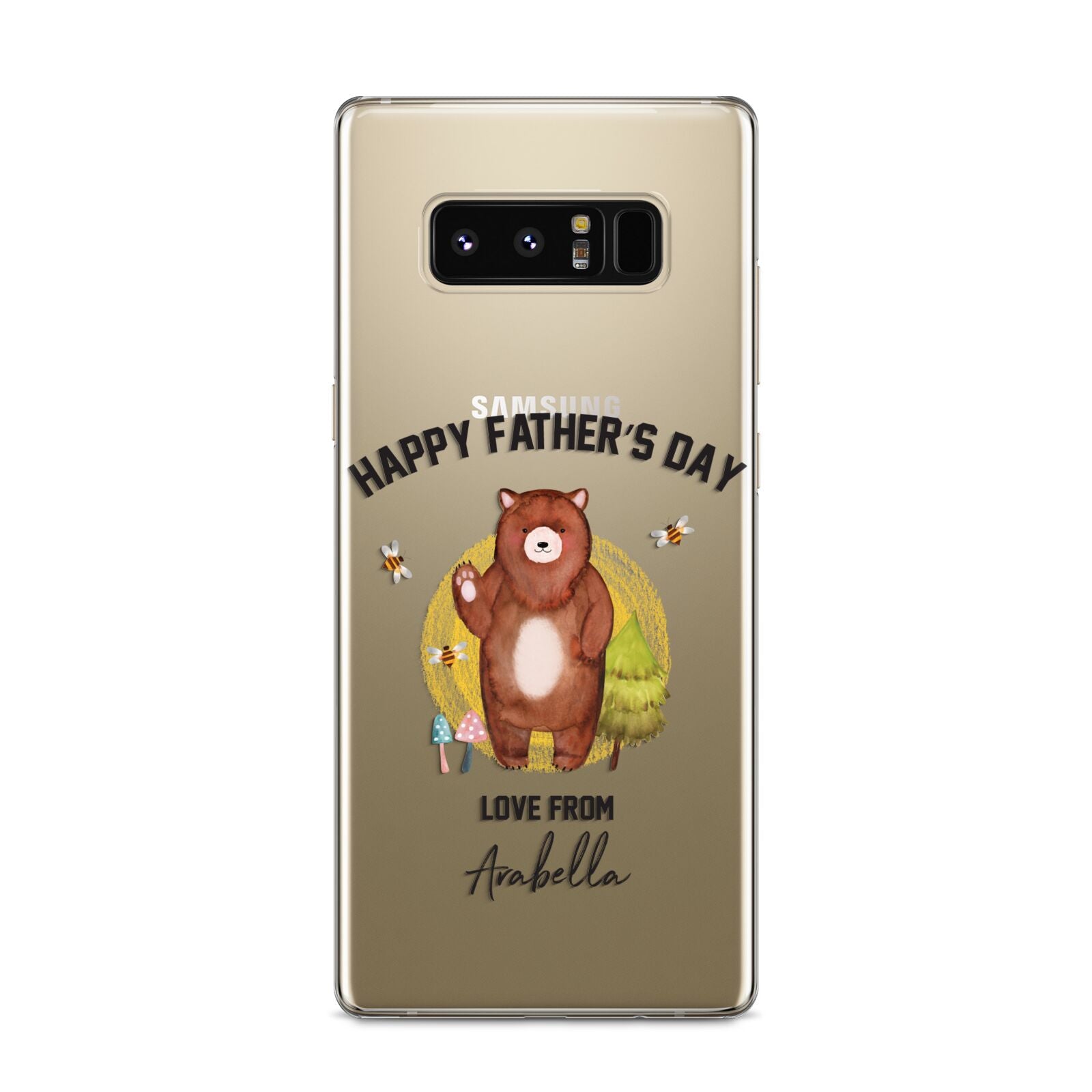 Fathers Day Bear Samsung Galaxy S8 Case