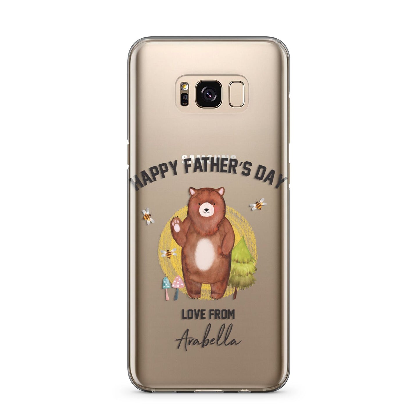 Fathers Day Bear Samsung Galaxy S8 Plus Case