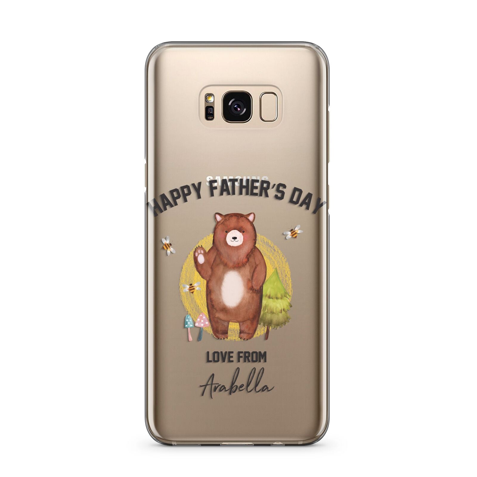 Fathers Day Bear Samsung Galaxy S8 Plus Case