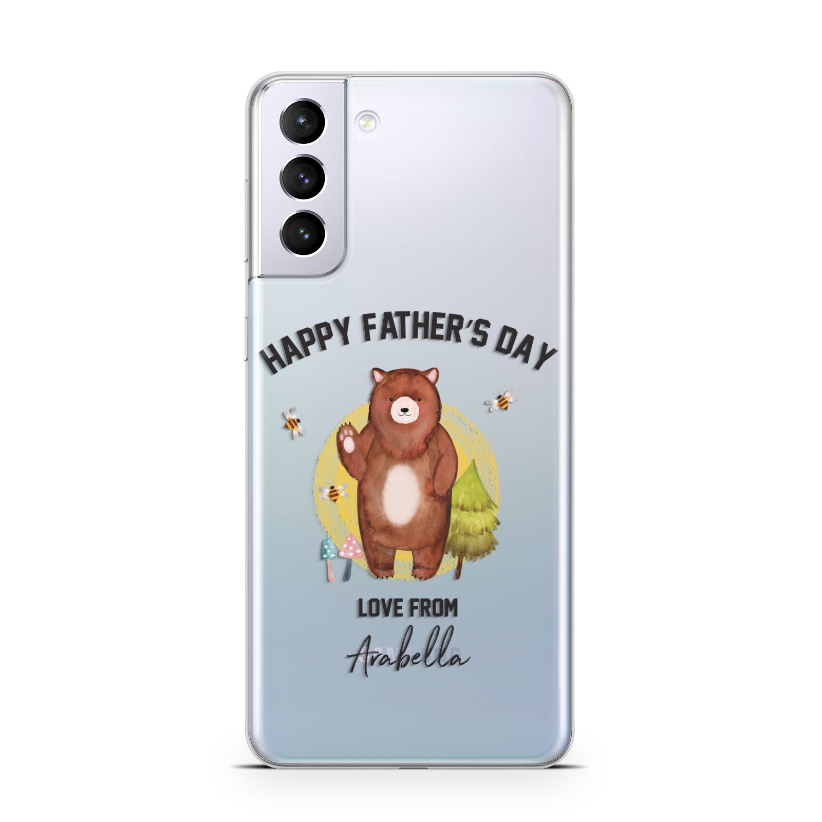 Fathers Day Bear Samsung S21 Plus Case