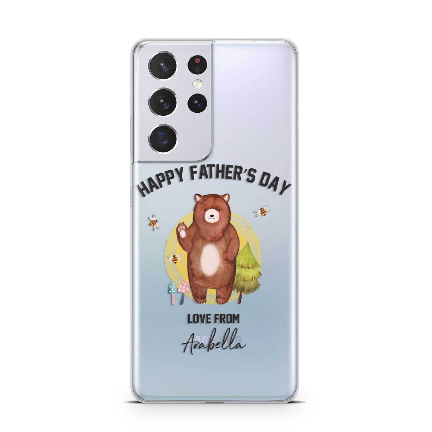 Fathers Day Bear Samsung S21 Ultra Case