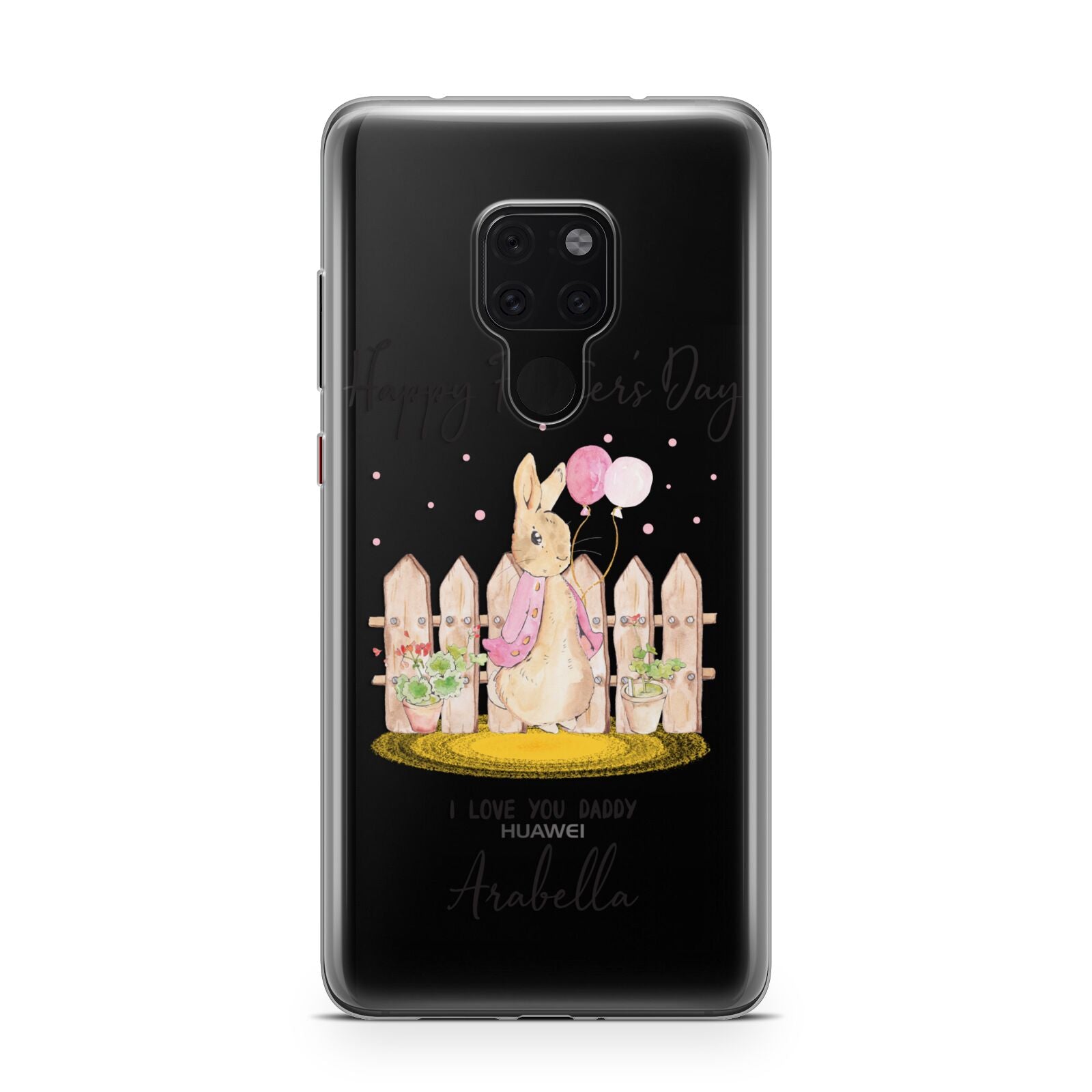 Fathers Day Girl Rabbit Huawei Mate 20 Phone Case