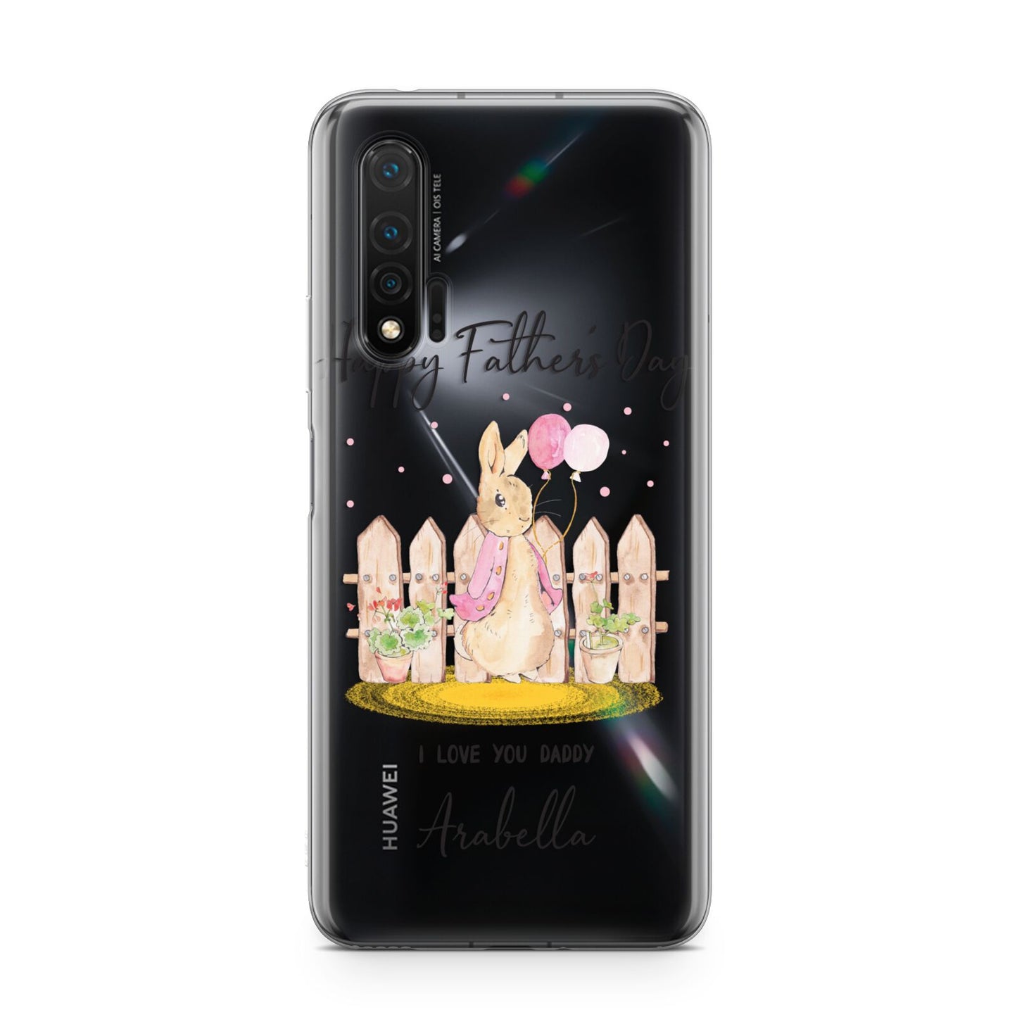 Fathers Day Girl Rabbit Huawei Nova 6 Phone Case