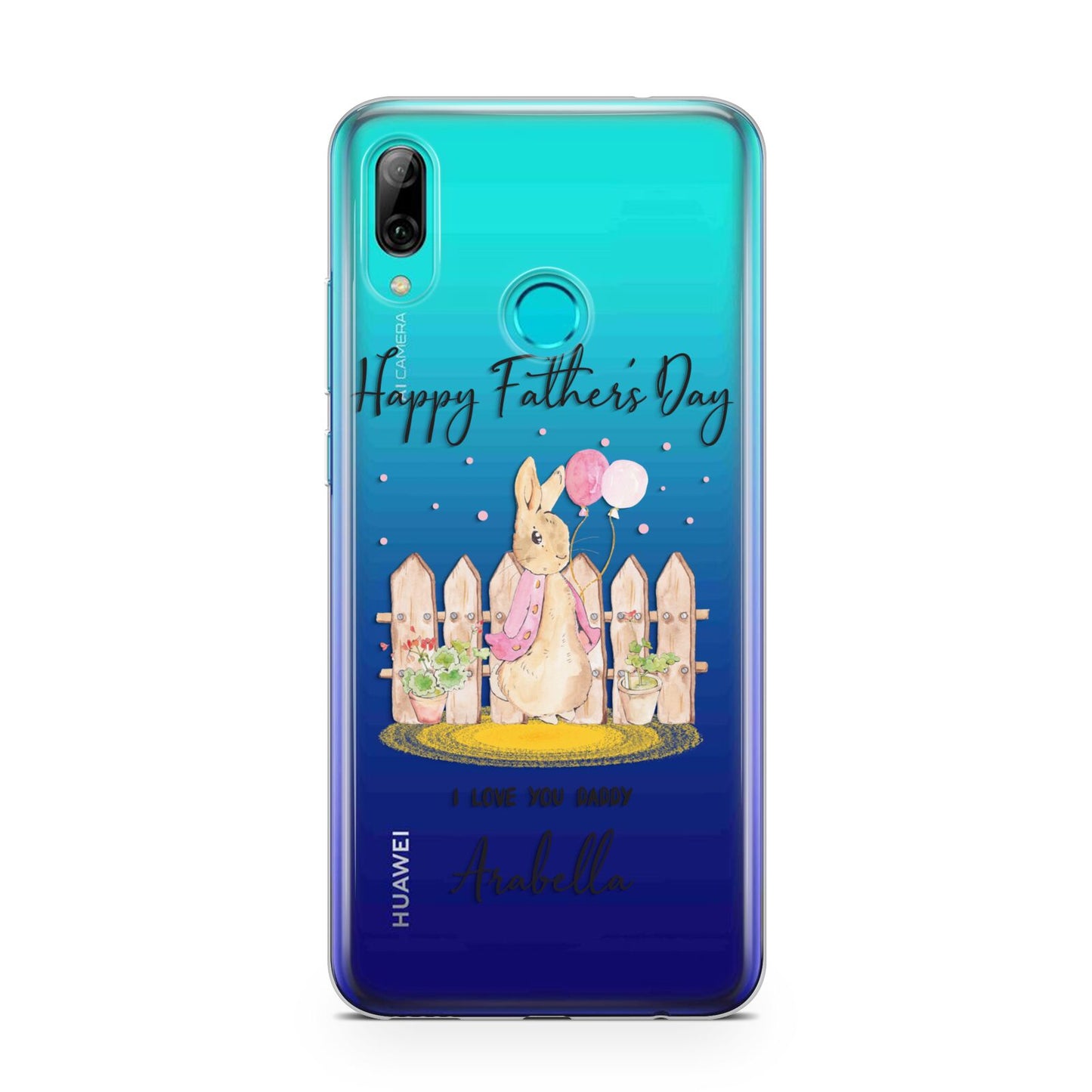 Fathers Day Girl Rabbit Huawei P Smart 2019 Case