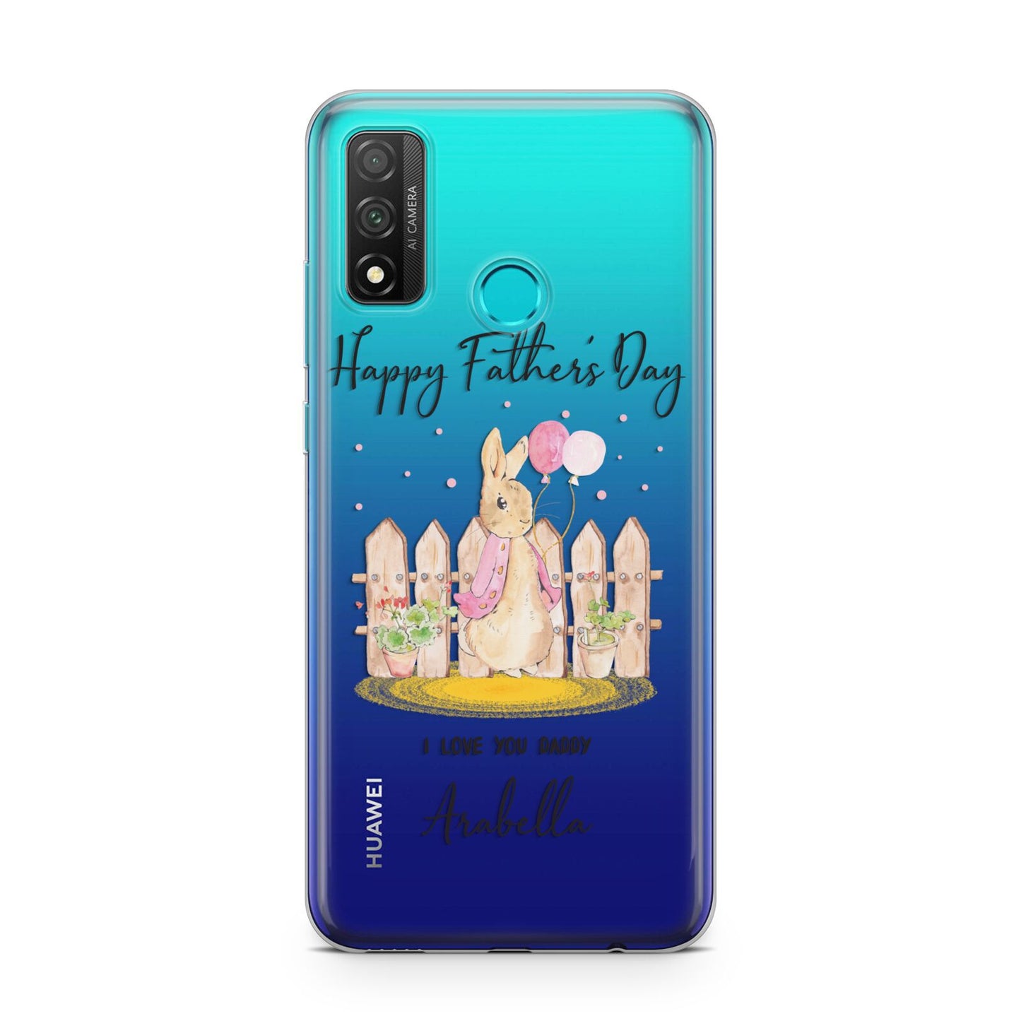 Fathers Day Girl Rabbit Huawei P Smart 2020