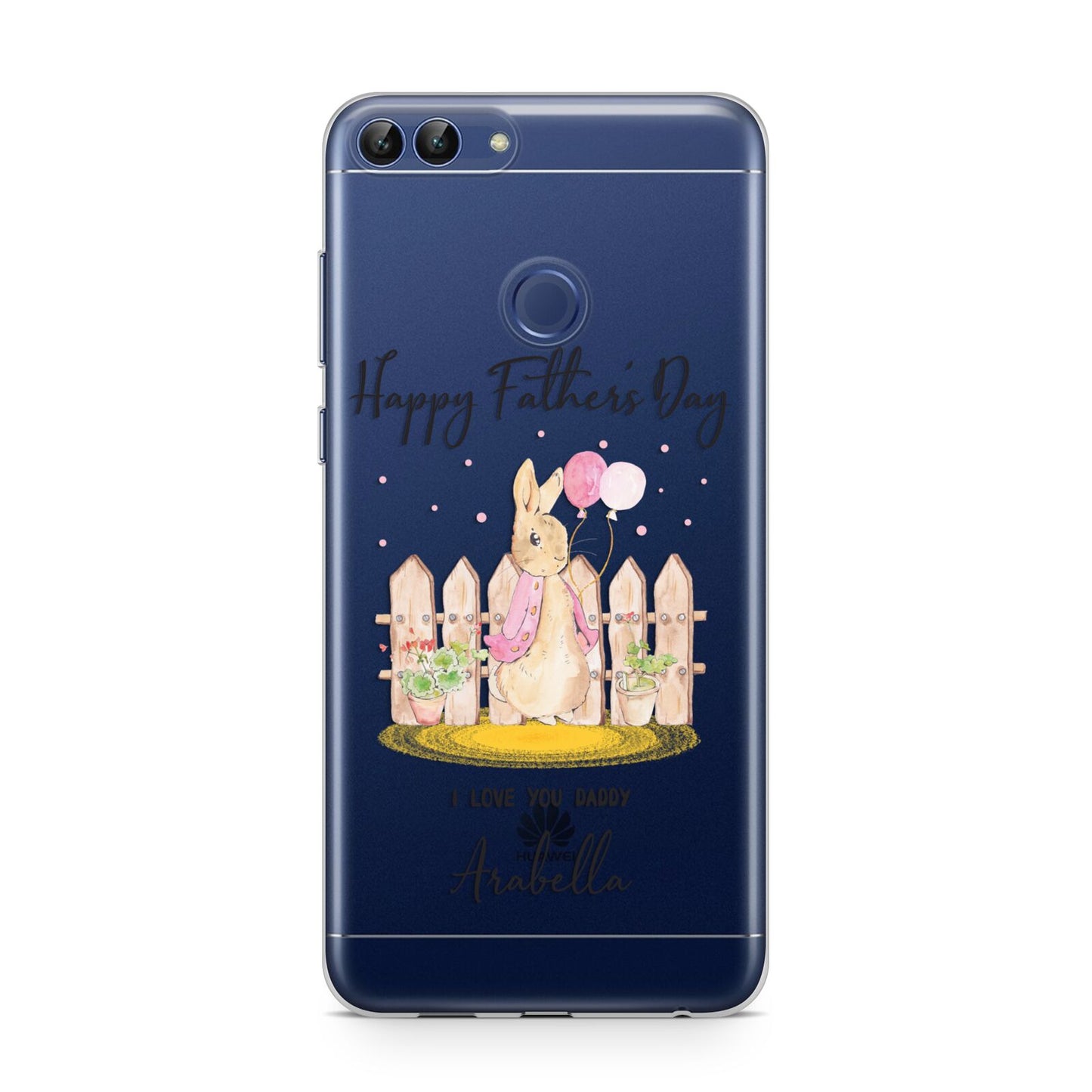 Fathers Day Girl Rabbit Huawei P Smart Case