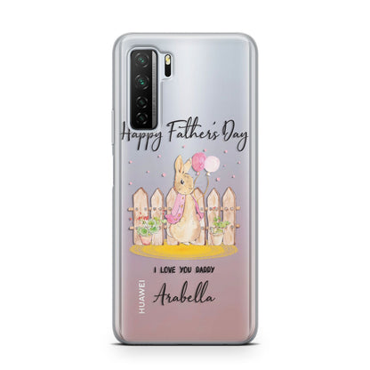 Fathers Day Girl Rabbit Huawei P40 Lite 5G Phone Case