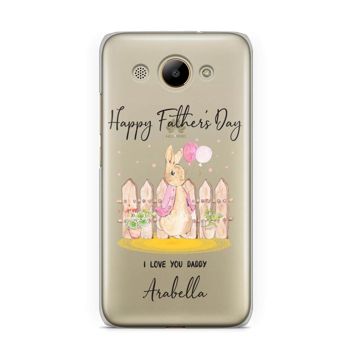 Fathers Day Girl Rabbit Huawei Y3 2017