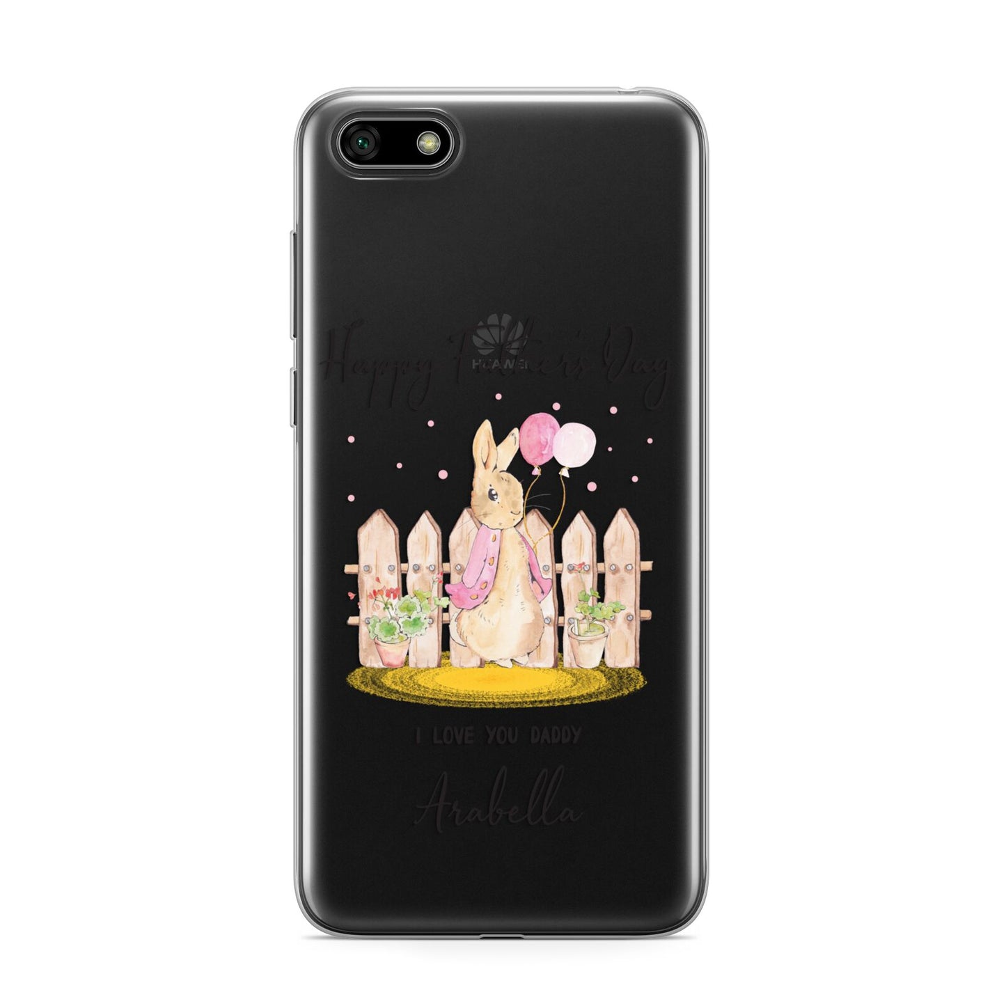 Fathers Day Girl Rabbit Huawei Y5 Prime 2018 Phone Case