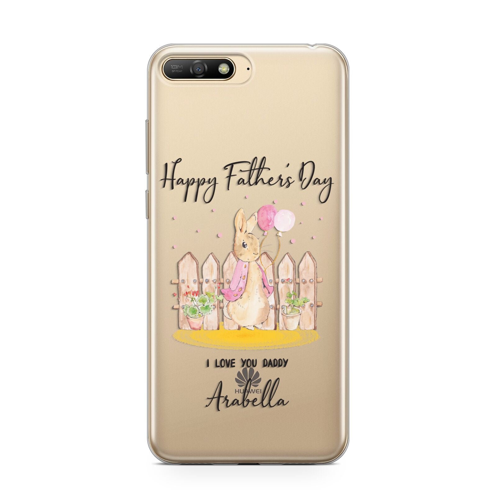 Fathers Day Girl Rabbit Huawei Y6 2018