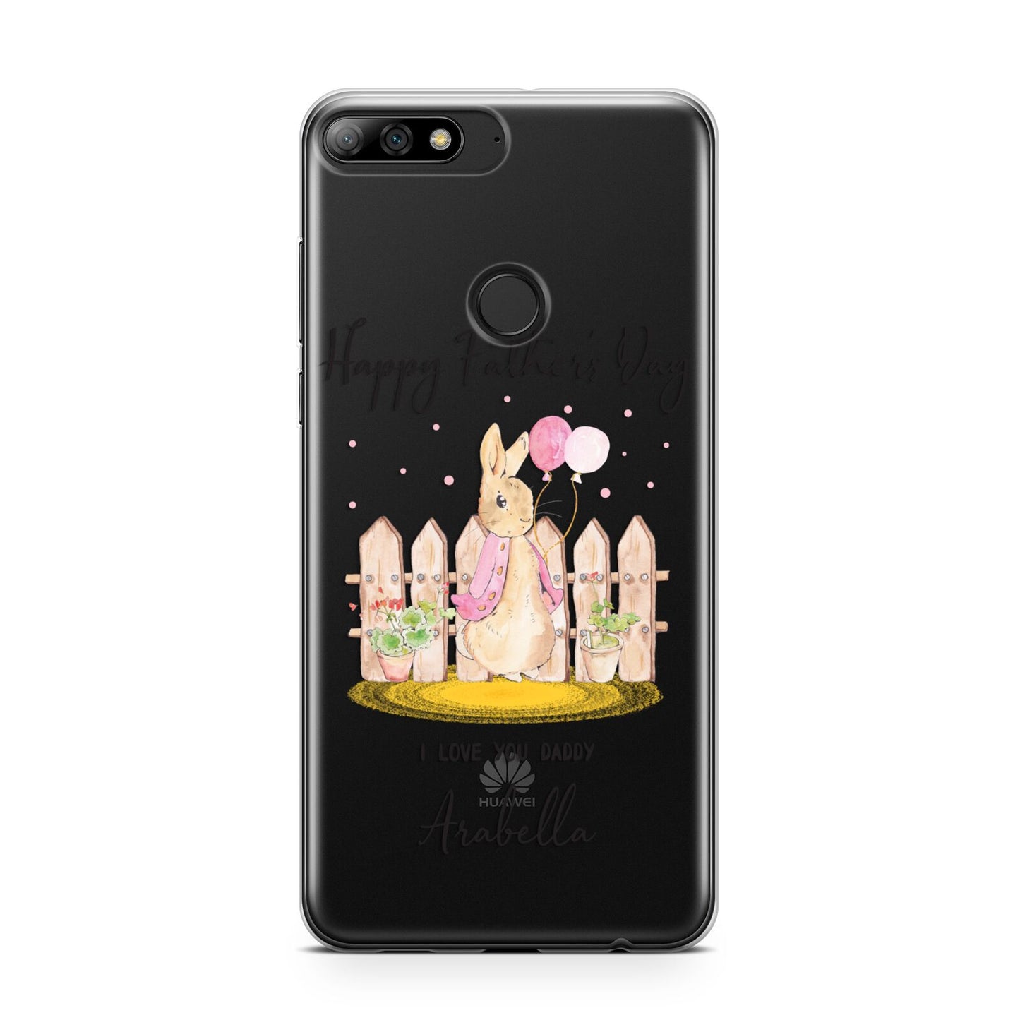 Fathers Day Girl Rabbit Huawei Y7 2018