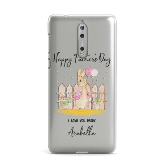 Fathers Day Girl Rabbit Nokia Case