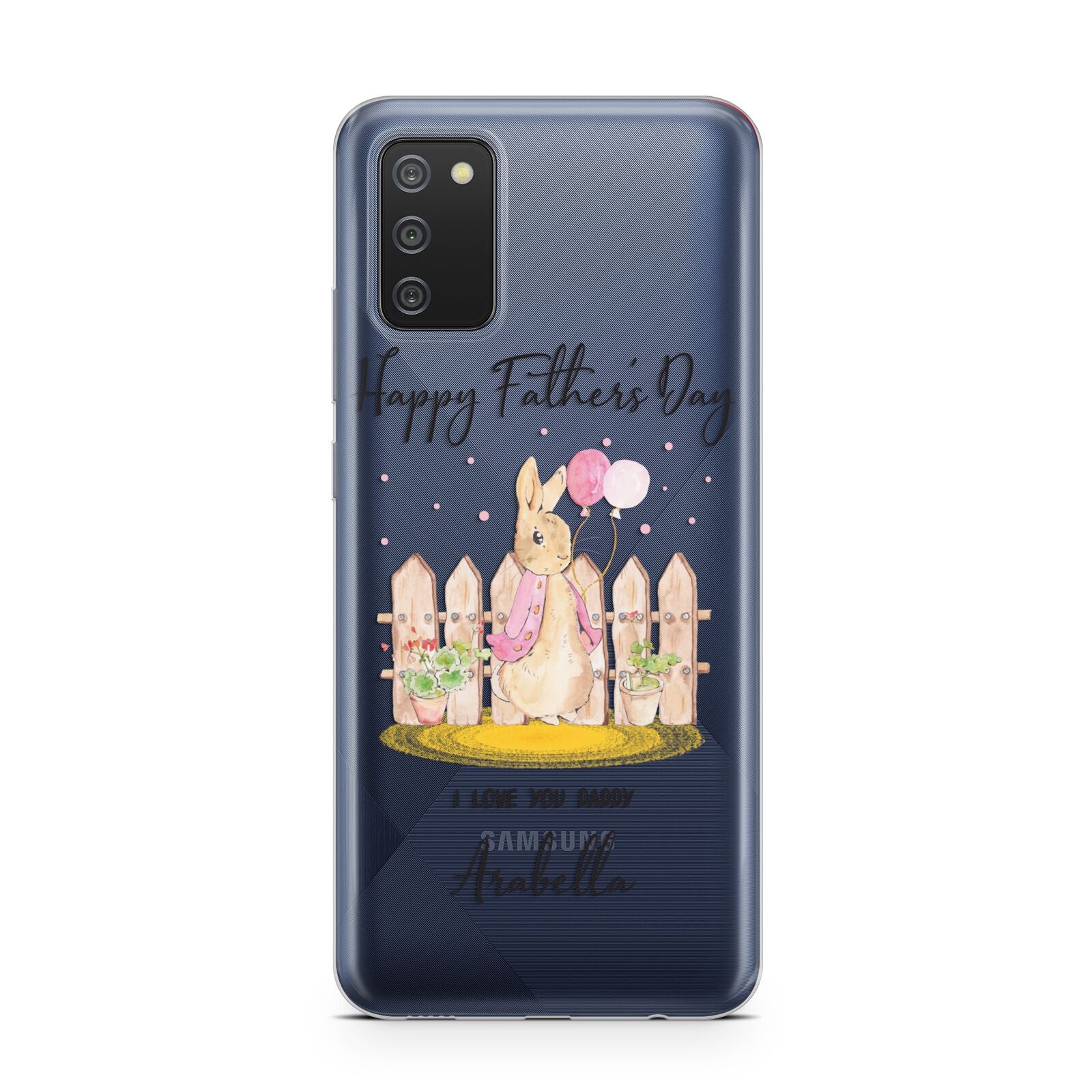 Fathers Day Girl Rabbit Samsung A02s Case