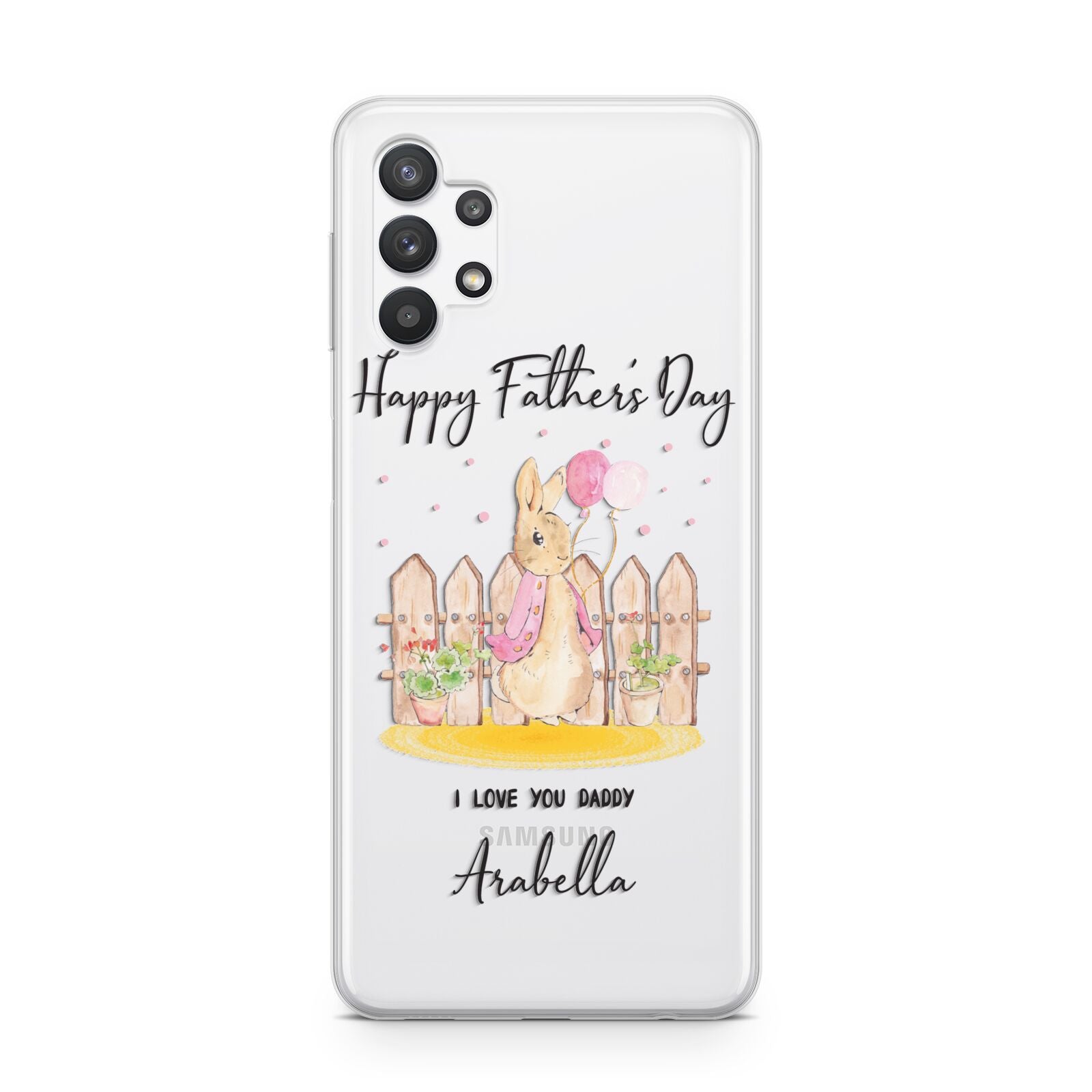 Fathers Day Girl Rabbit Samsung A32 5G Case