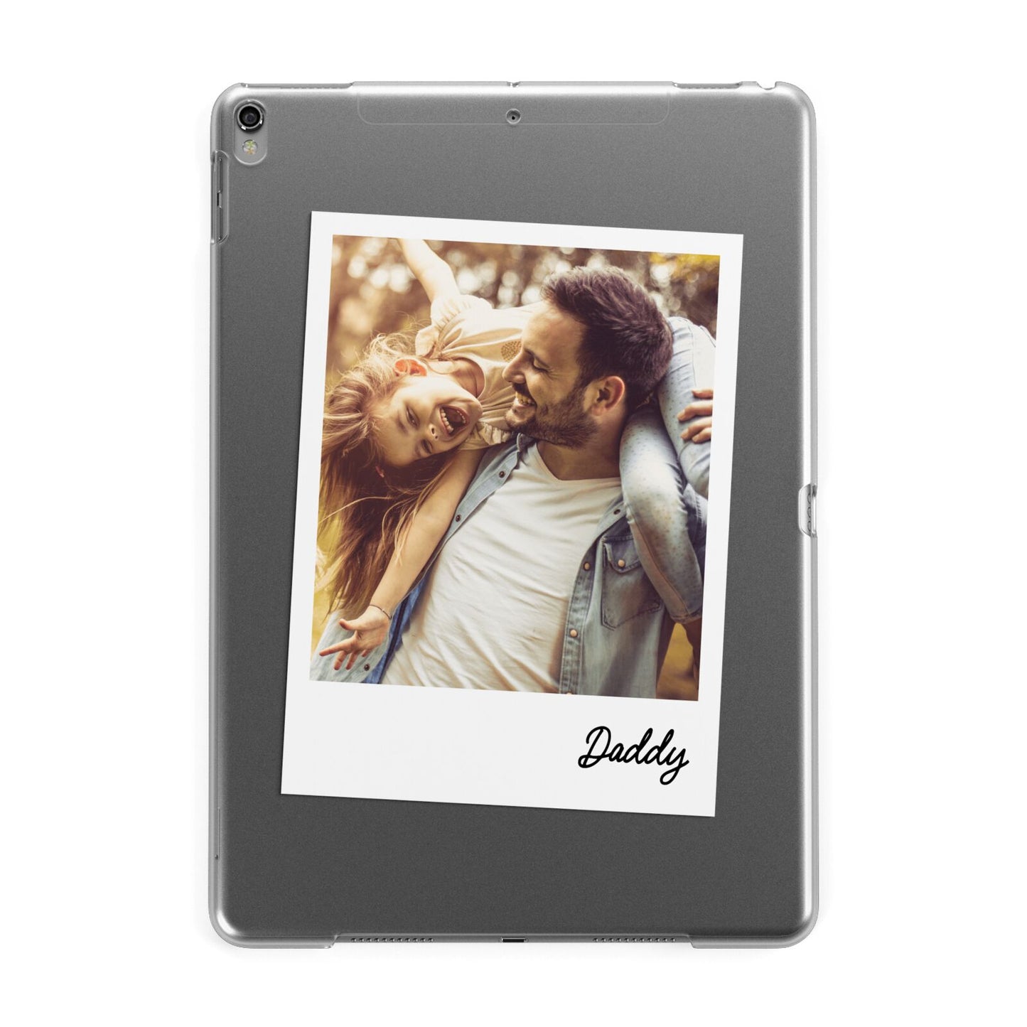 Fathers Day Photo Apple iPad Grey Case