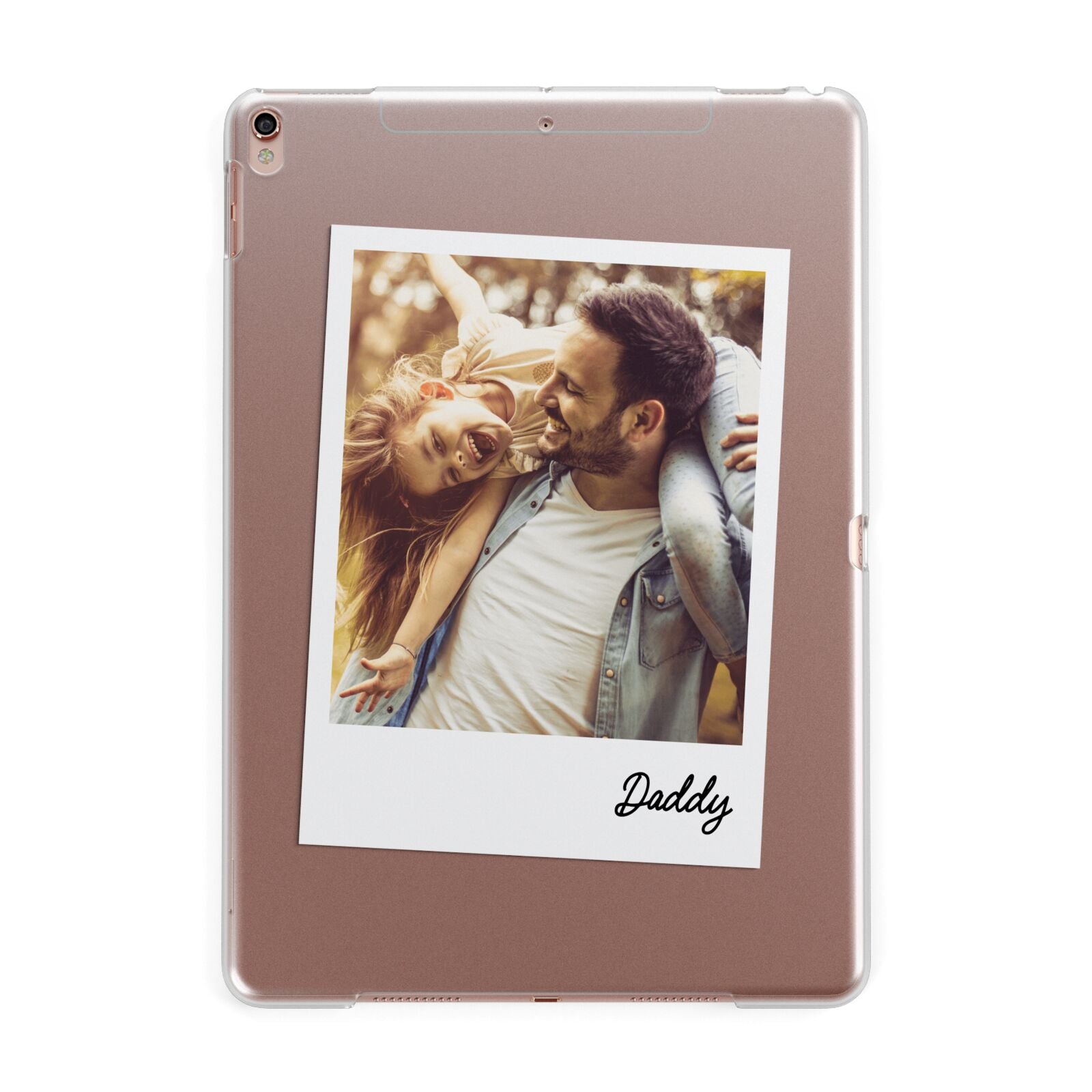 Fathers Day Photo Apple iPad Rose Gold Case
