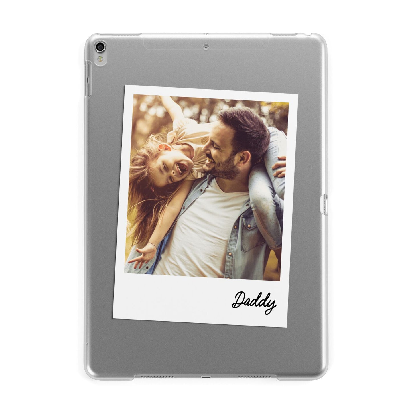 Fathers Day Photo Apple iPad Silver Case