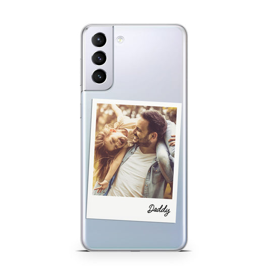 Fathers Day Photo Samsung S21 Plus Phone Case