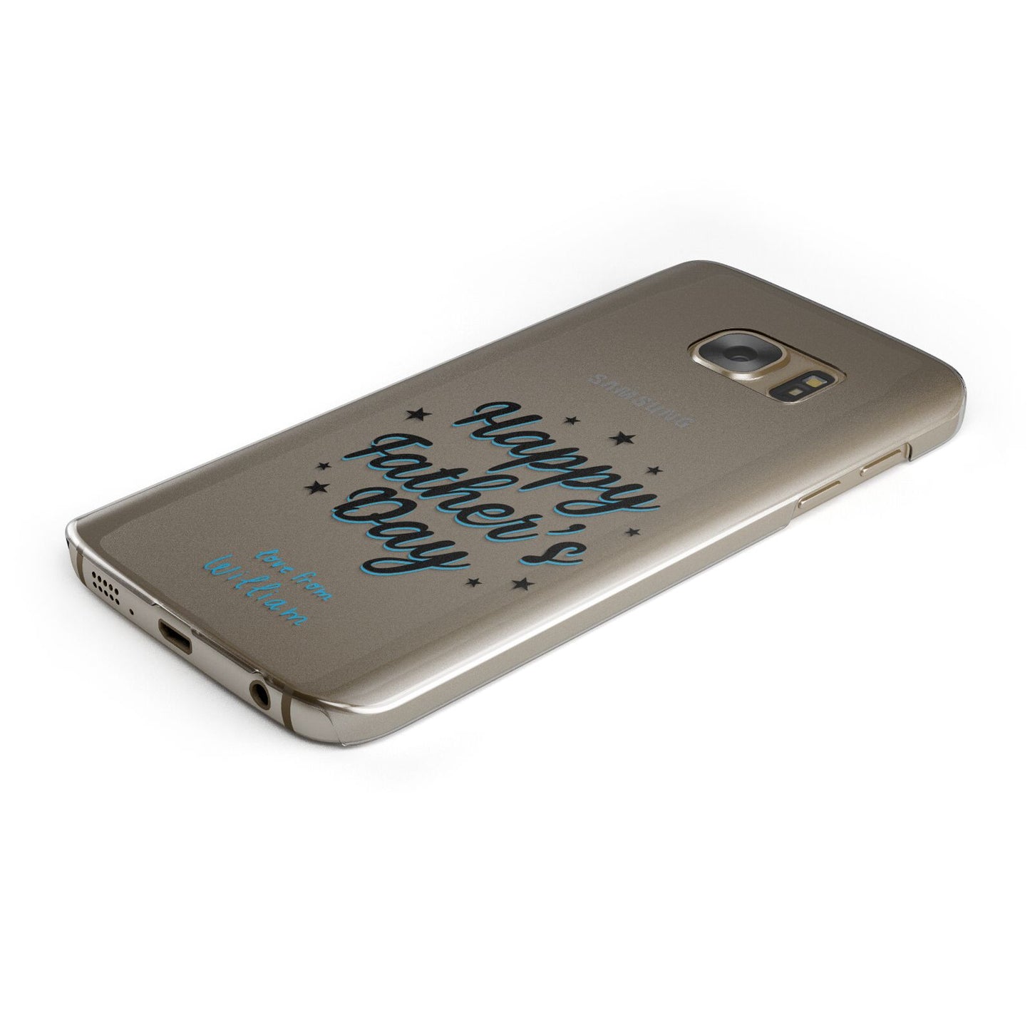 Fathers Day Protective Samsung Galaxy Case Angled Image