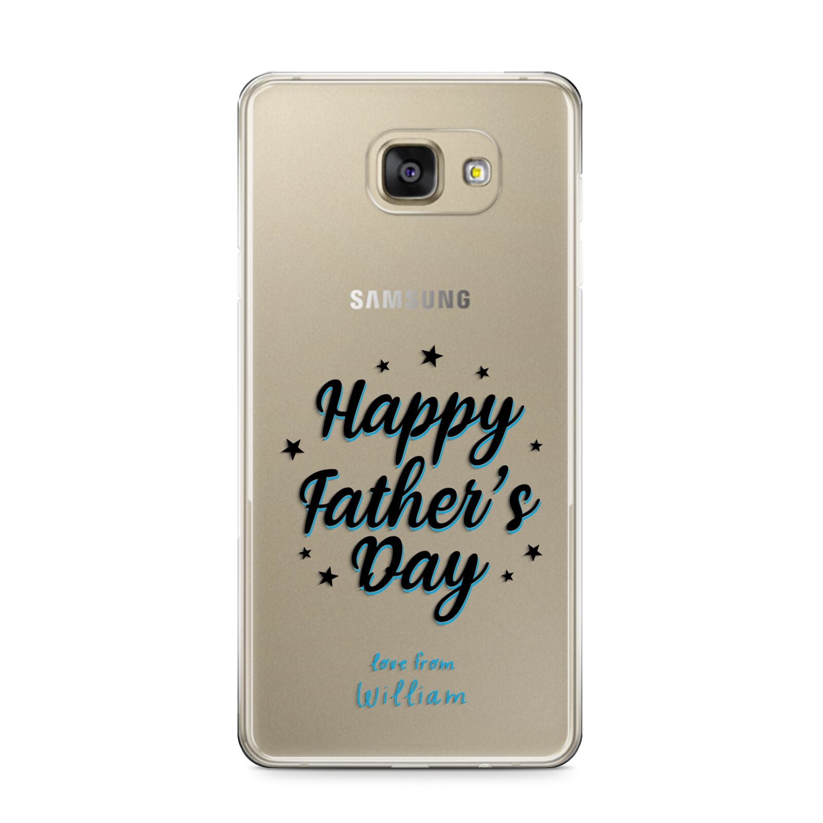 Fathers Day Samsung Galaxy A9 2016 Case on gold phone