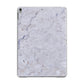 Faux Carrara Marble Print Grey Apple iPad Grey Case