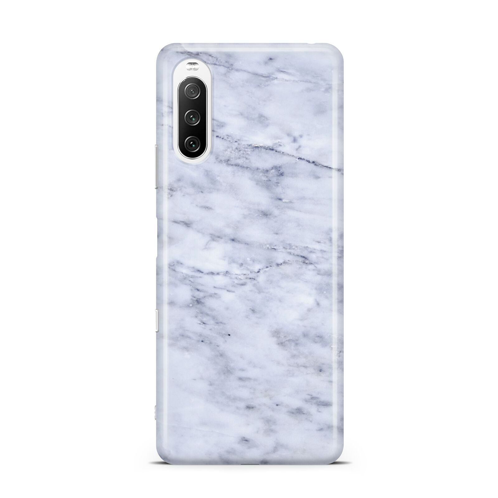 Faux Carrara Marble Print Sony Xperia 10 III Case