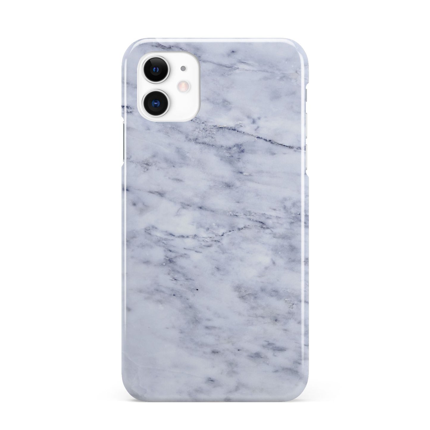 Faux Carrara Marble Print iPhone 11 3D Snap Case