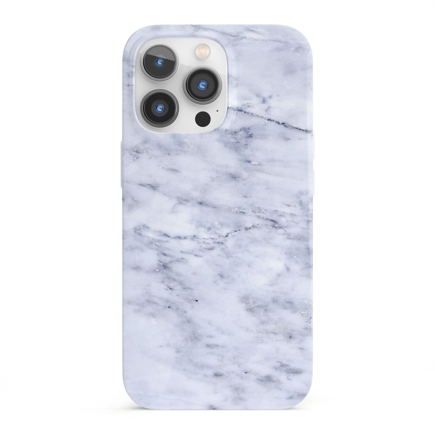 Faux Carrara Marble Print iPhone 13 Pro Full Wrap 3D Snap Case