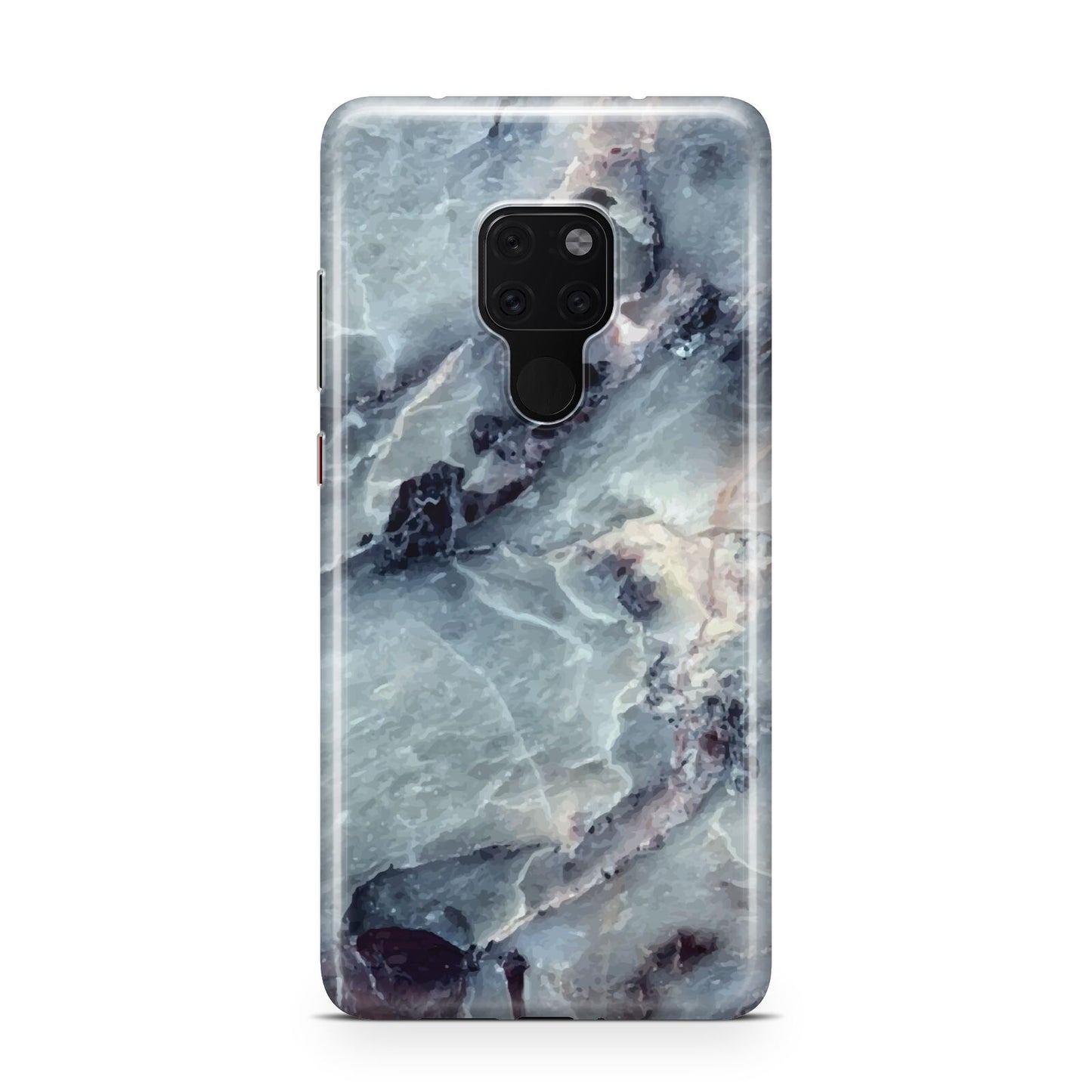 Faux Marble Blue Grey Huawei Mate 20 Phone Case