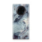 Faux Marble Blue Grey Huawei Mate 30 Pro Phone Case