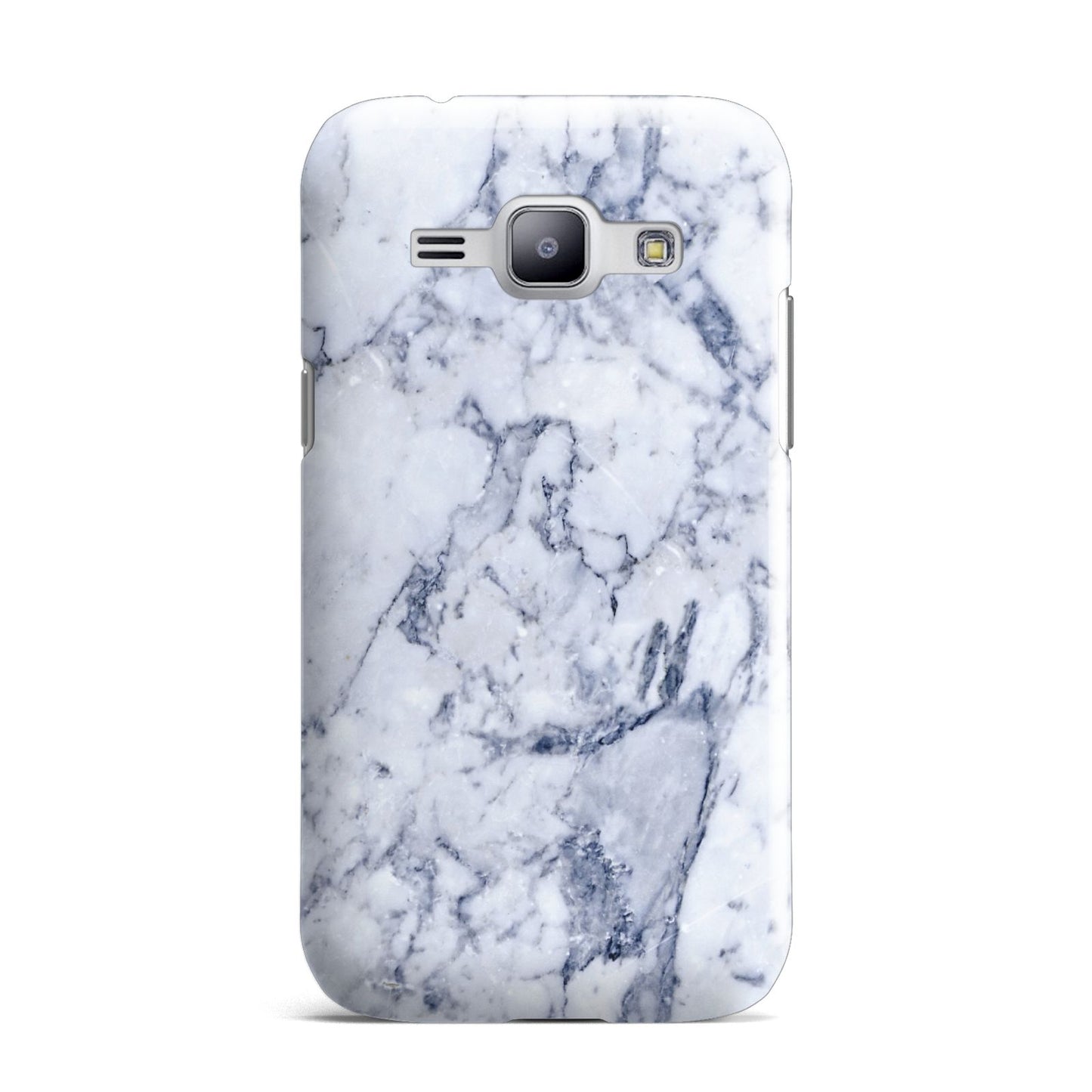 Faux Marble Blue Grey White Samsung Galaxy J1 2015 Case