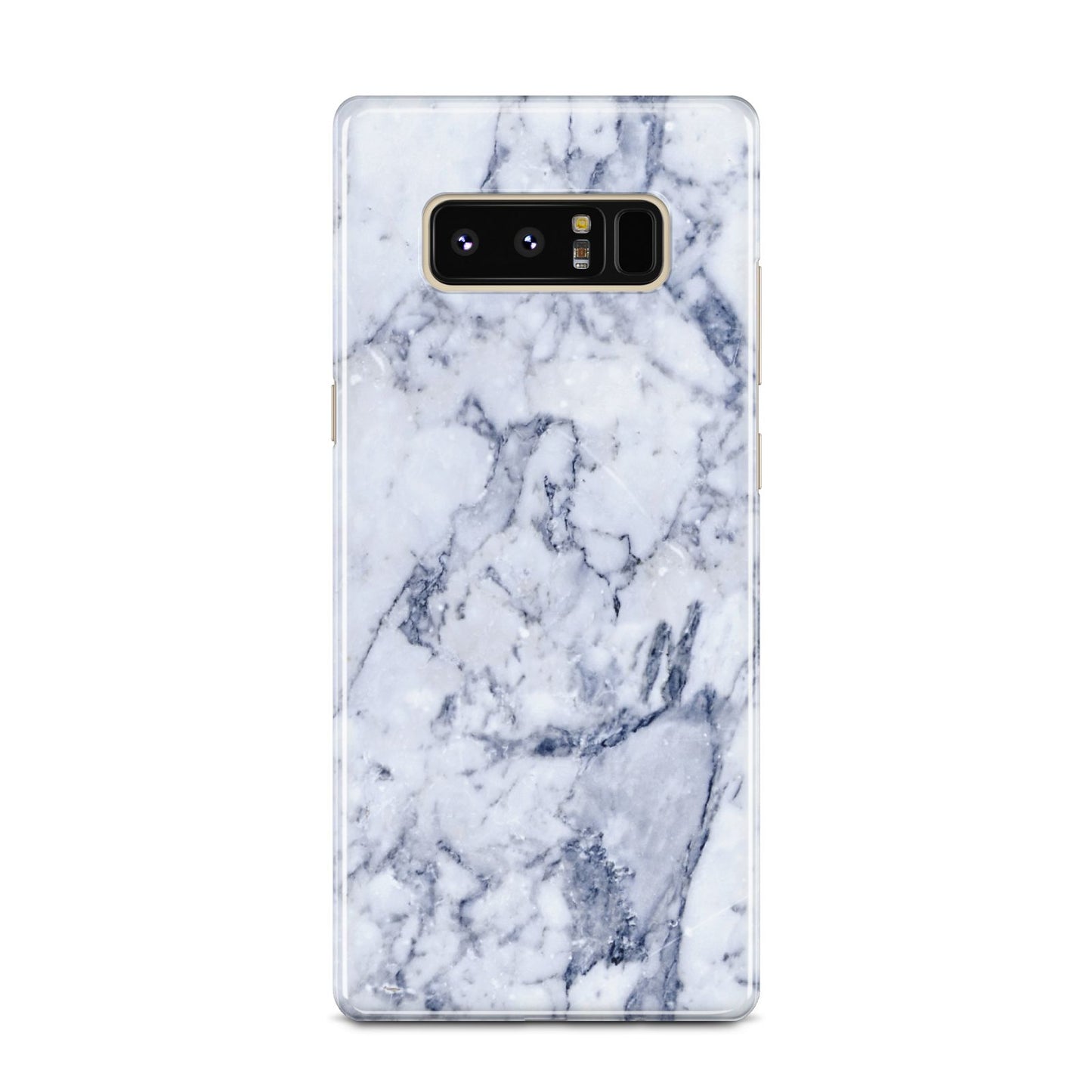 Faux Marble Blue Grey White Samsung Galaxy Note 8 Case