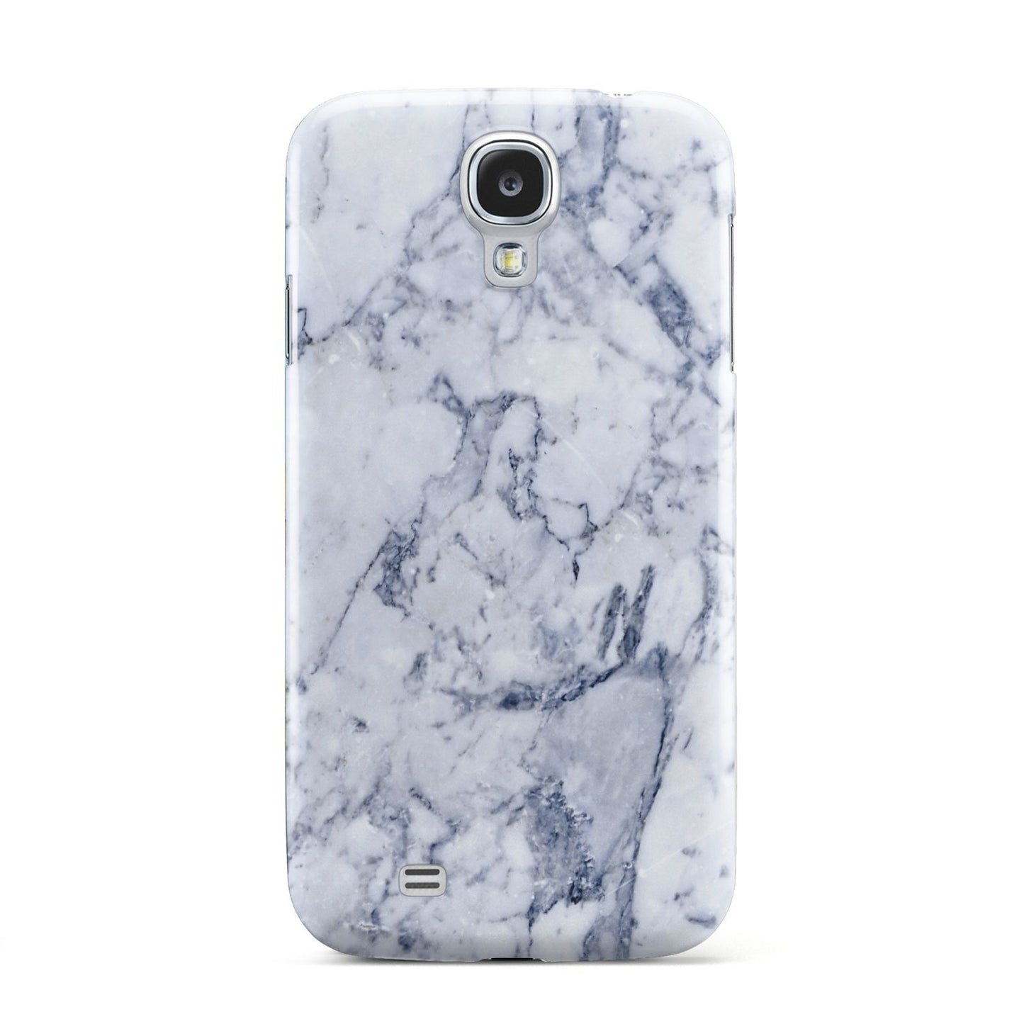 Faux Marble Blue Grey White Samsung Galaxy S4 Case