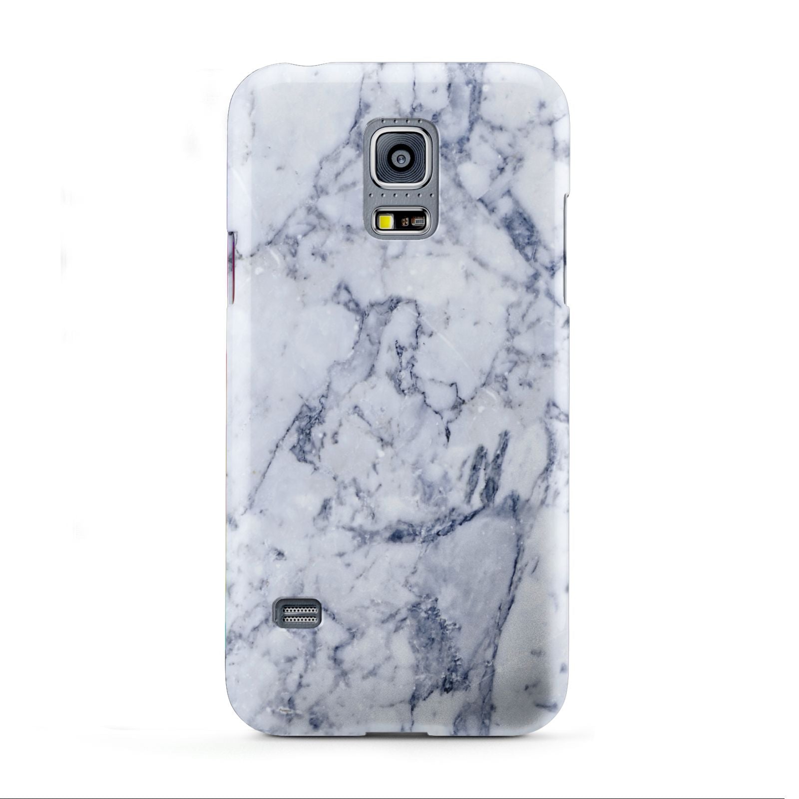 Faux Marble Blue Grey White Samsung Galaxy S5 Mini Case