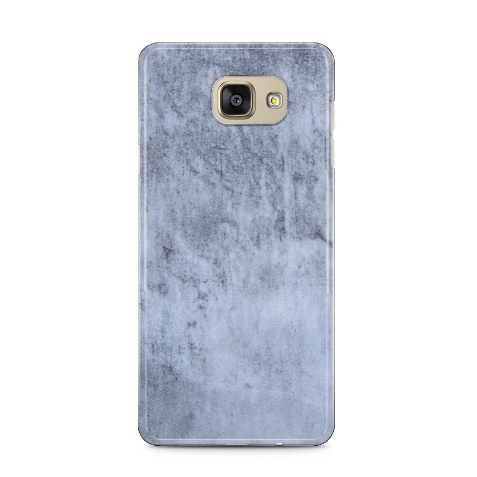 Faux Marble Dark Grey Samsung Galaxy A5 2016 Case on gold phone