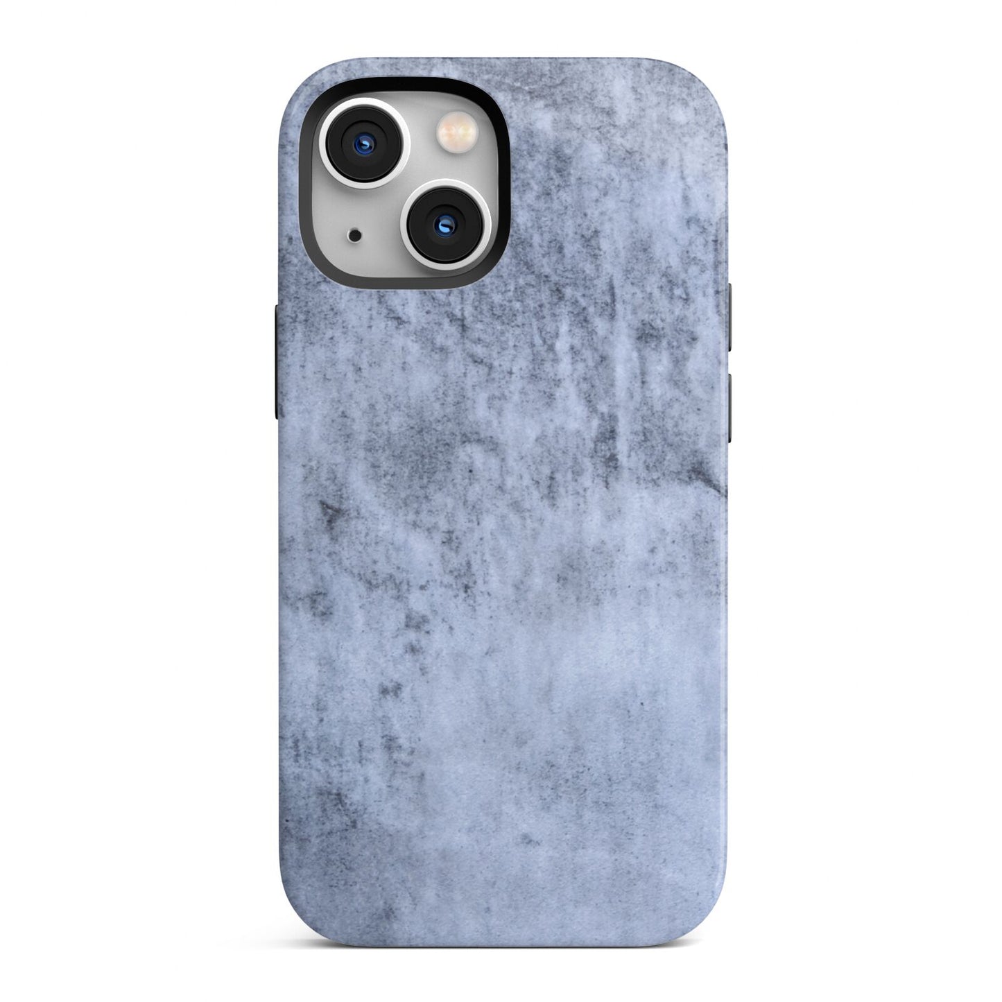 Faux Marble Dark Grey iPhone 13 Mini Full Wrap 3D Tough Case