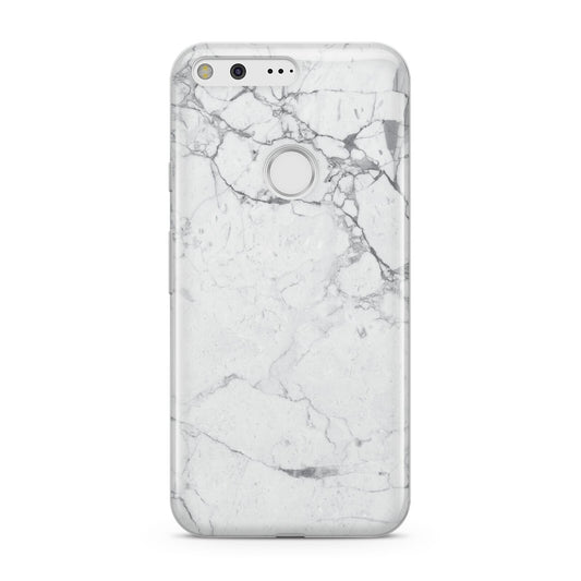 Faux Marble Effect Grey White Google Pixel Case