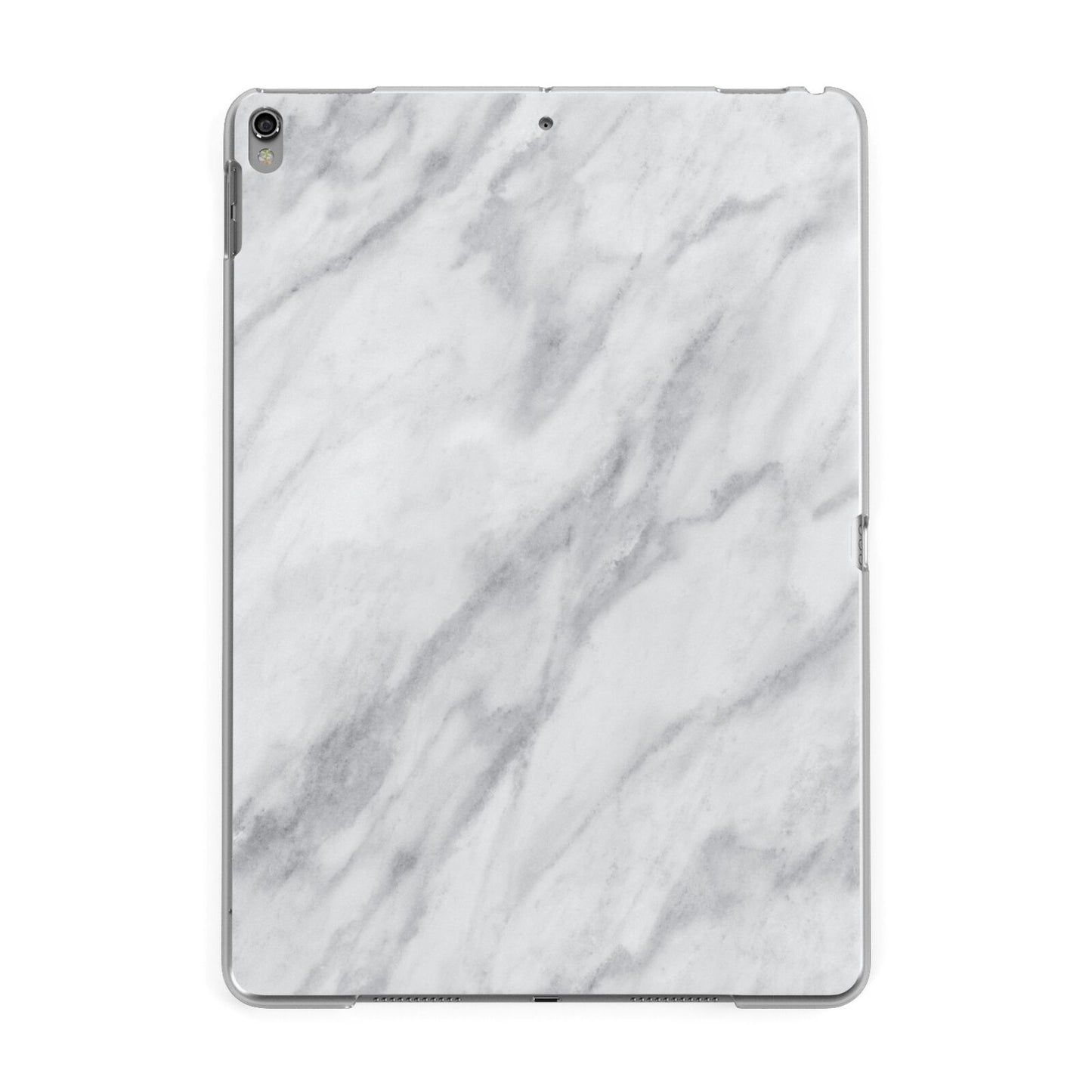 Faux Marble Effect Italian Apple iPad Grey Case