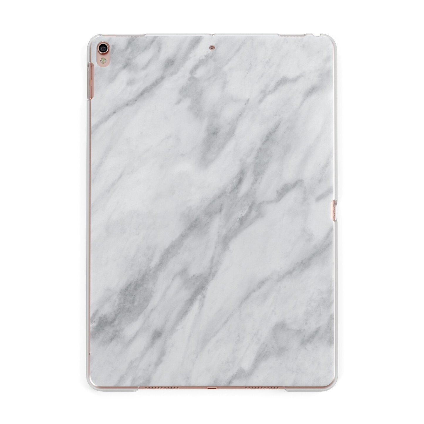 Faux Marble Effect Italian Apple iPad Rose Gold Case