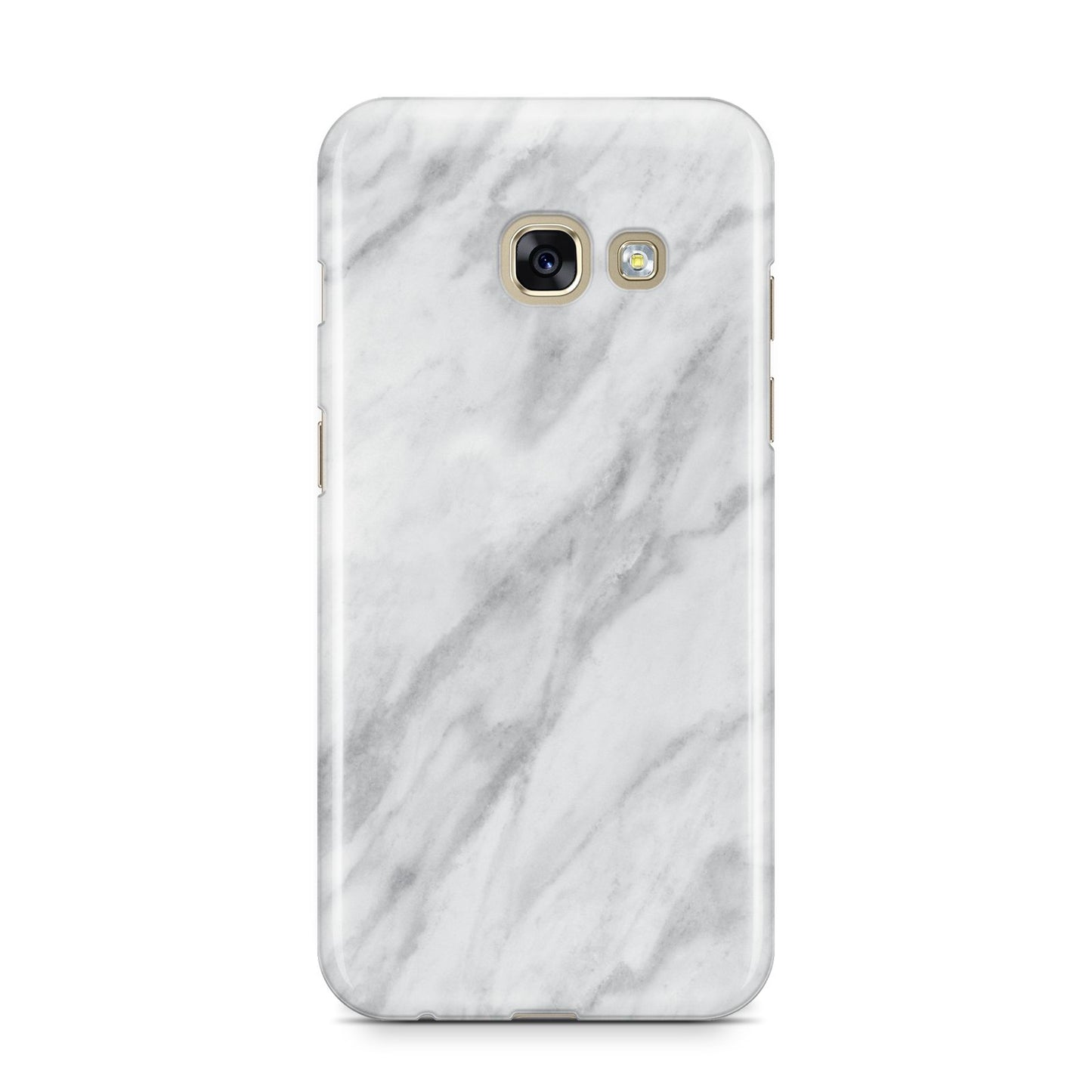 Faux Marble Effect Italian Samsung Galaxy A3 2017 Case on gold phone